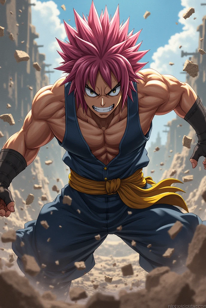 ((upper body)) masterpiece, best quality red eyes, game cg, 2boys adult men, (naked:1.2) rugged adult face, duo, male focus, looking at viewer, upper body, Natsu Dragneel natsu_dragneel, pink hair, red eyes, (shirtless naked), toned muscle, pectorals, 8 abs, toned legs, naked, slightly bulged, (large fire:1.5) and ember (particle effects:1.2), detailed, dynamic lighting, well lit, (fire on skin:1.2), (skin burning:1.2), (eyes on fire:1.2), (penis and scrotum), ((view from far distance)) ((((white ))scarf))