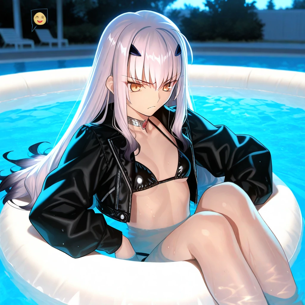 super high quality, Ultra-high resolution, blue sea, Blue sky, Sandy Beach, nude, My whole body is wet, Fluid leaking from whole body, Sticking out tongue, Drooling, anus, anusから白い液体が垂れている, anusに透明な筒が挿入されている, anusが広がっている, Girl lying on her back with her legs open, Girl with legs open, One girl, Semen, semen, Slime, Mucus, Black horn, Girl sleeping on her back, smug face