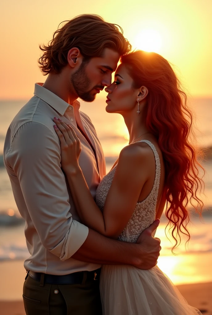 Beautiful woman kiss me