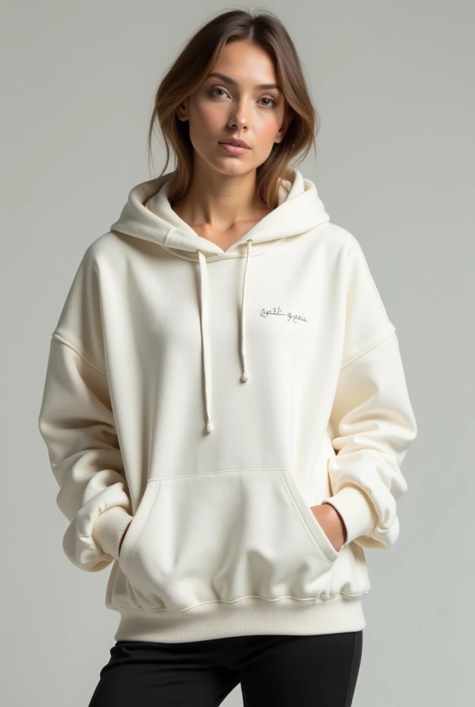 nataliekinglora wearing a sweatshirt and jeans, looking at viewer, standing, full body shot, (high detailed skin:1.2), 8k uhd, dslr, soft lighting, high quality, film grain, Fujifilm XT3 <lora:nataliekinglora:1>