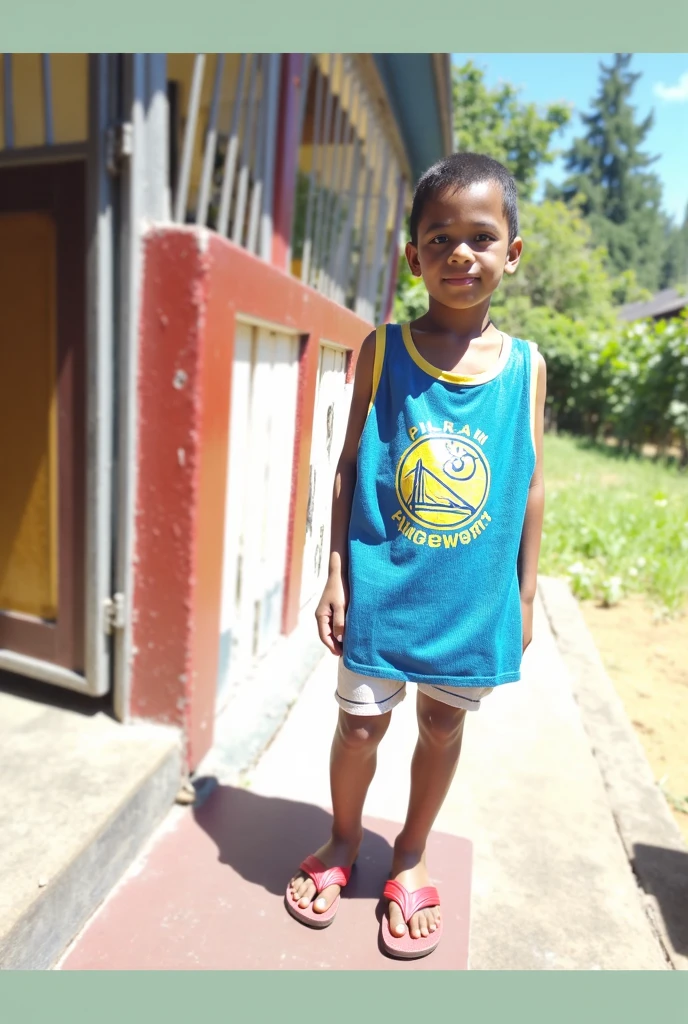 there is a boy standing in a muddy river in a blue shirt, river in front of him, Amazonian indigenous peoples in Brazil, 3 Brazilian mother of 5 years, standing next to the water, That's Nag, in a river in the jungle, caio santos, standing in a pond, Matthew 9 5, playing with water, Absolutely remarkable image, on a lake