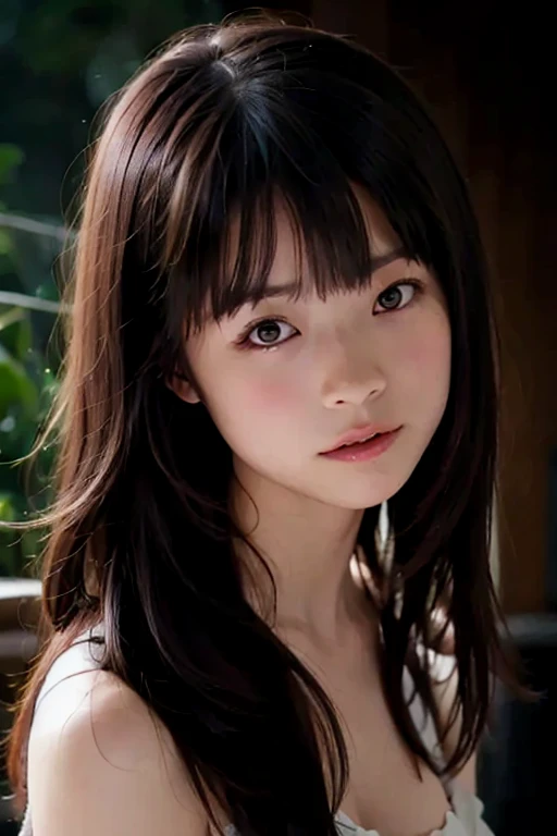 cute girl photo realistic