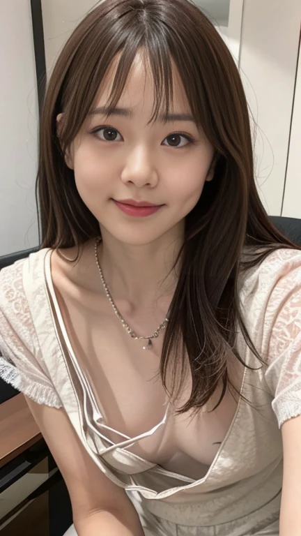 (masterpiece、High resolution、high quality)、Beautiful Japanese Girls:1.3,20 year old beautiful girl、Immature body、Beautiful body、Soar、night、Laughter、Clear Eyes、Beautiful Skin、Love hotel room、On the bed、Are sleeping、 body、Completely naked、Full nudity、とてもSmall breasts、Small breasts、Small cherry-colored areola、Erect nipples、Dynamic Angle、仰向けにAre sleeping
