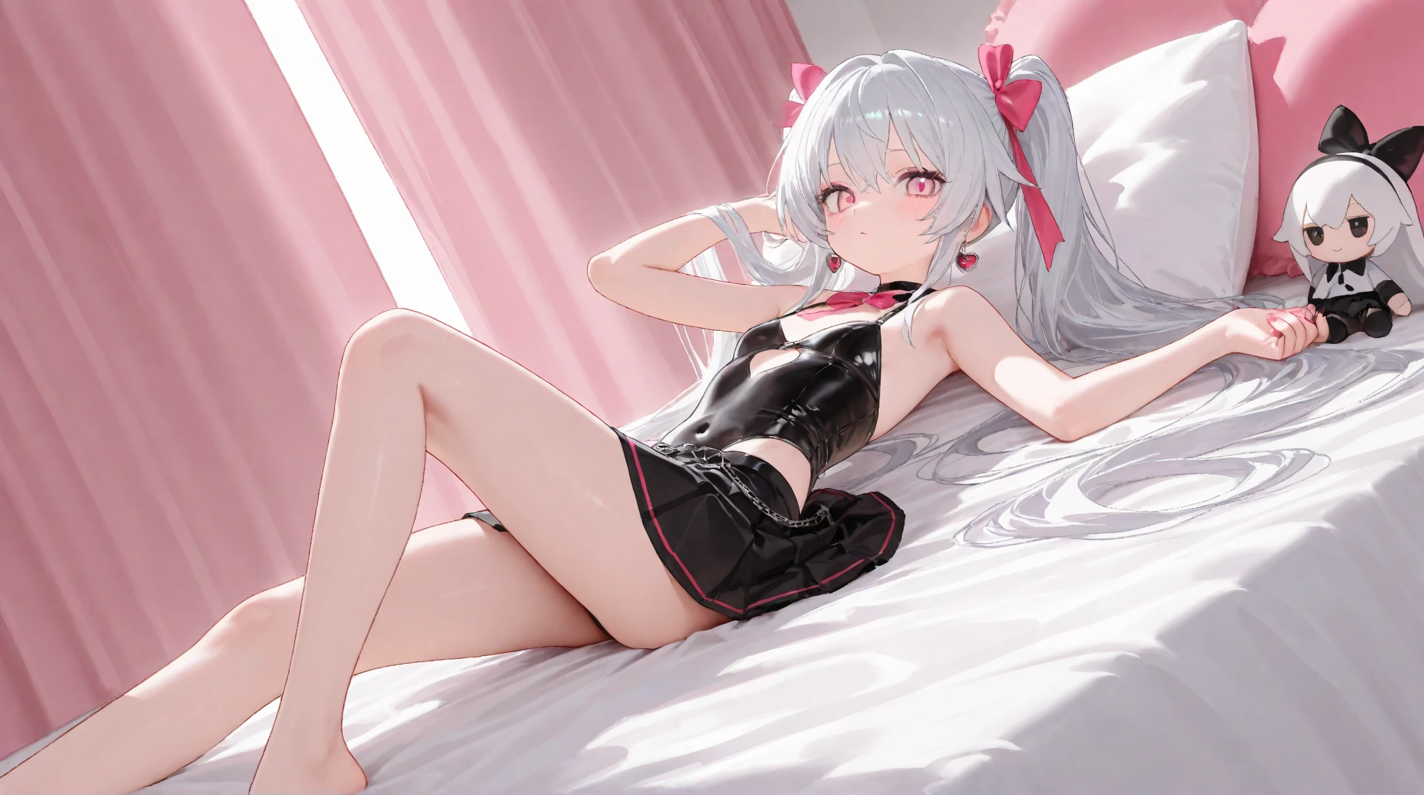 masterpiece, best quality, ultra detailed,,1girl, playboy bunny, (girl trembling with sexual climax)