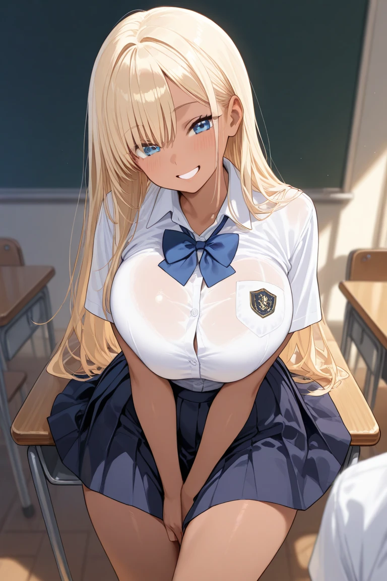 (((Spread your legs、光沢ofある下着、白色ofパンティー))、(((Emphasize the crotch、Sexy Underwear)))、Highest quality, 8k, masterpiece :1.3)), whole body, Sharp focus :1人of少女,光沢ofある肌,Sexy pose,Highest quality,Tabletop,shape,Very delicate and beautiful,Hmph,8k壁紙,wonderful,In detail,Official Art,Very detailedなティッカーUnity 8k壁紙,Unbelievably ridiculous,Large file size,Very detailedな,High resolution,Very detailed,Beautiful detailed,Realistic,X-ray,The queue is full(of,(((Uniform Blazer、mini skirt、Sexy Underwear)))、(((Big Breasts、blonde)))、(((School、classroom、Dark Skin)))、Stand upright、胸of谷間 , (Uniform Blazer、mini skirt)、((金色of髪、Dark Skin))、Uniform Blazer、exy pose、Hairstyle: Long Hair、both hands、Black gal(Dark Skin:1.2)、Dark Skin