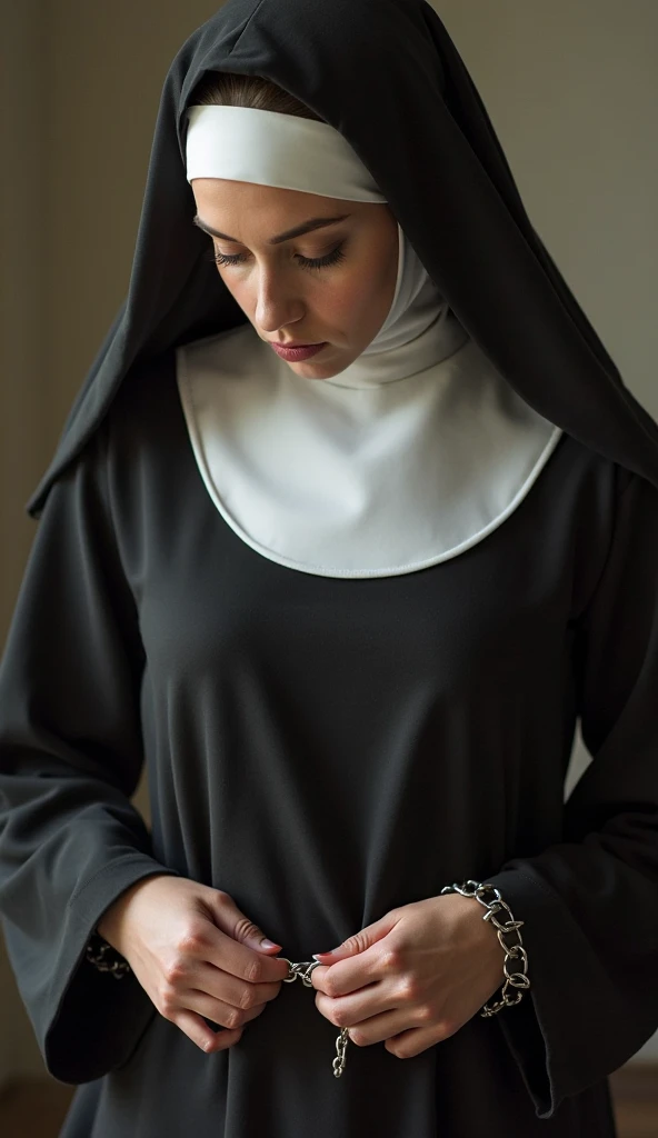 Nun with big tits and ass