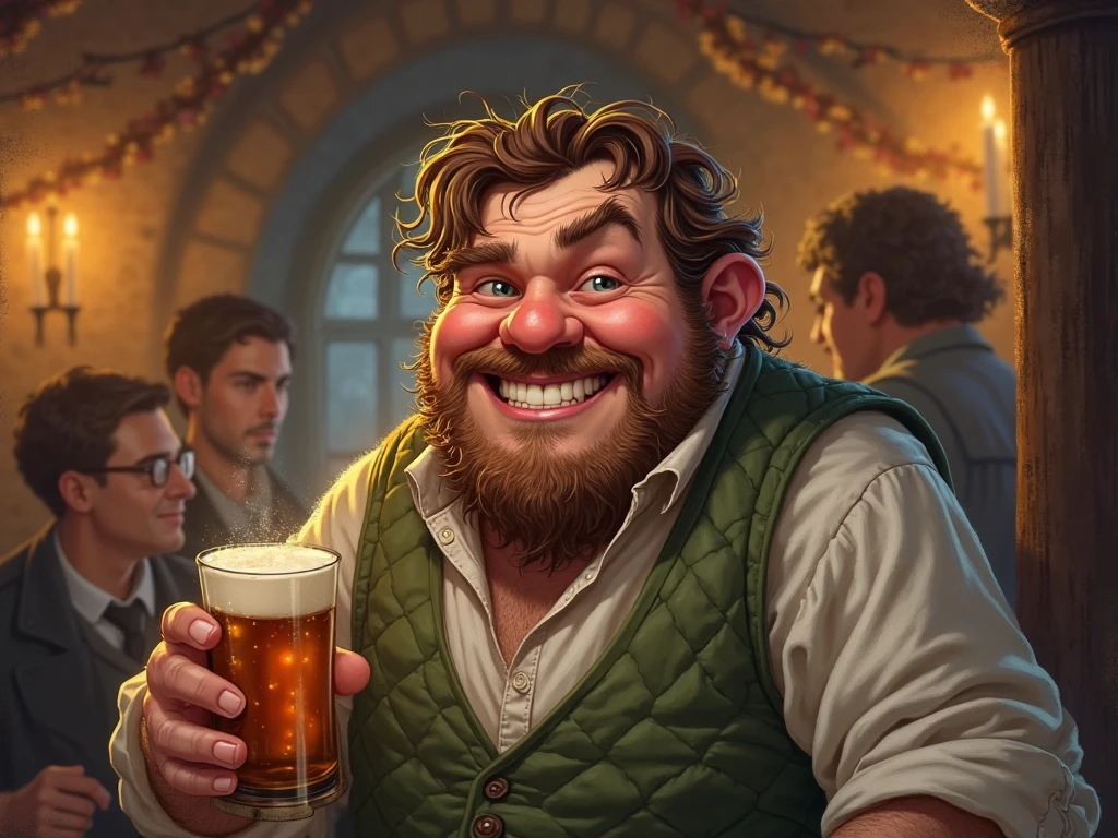 icon of a drunk