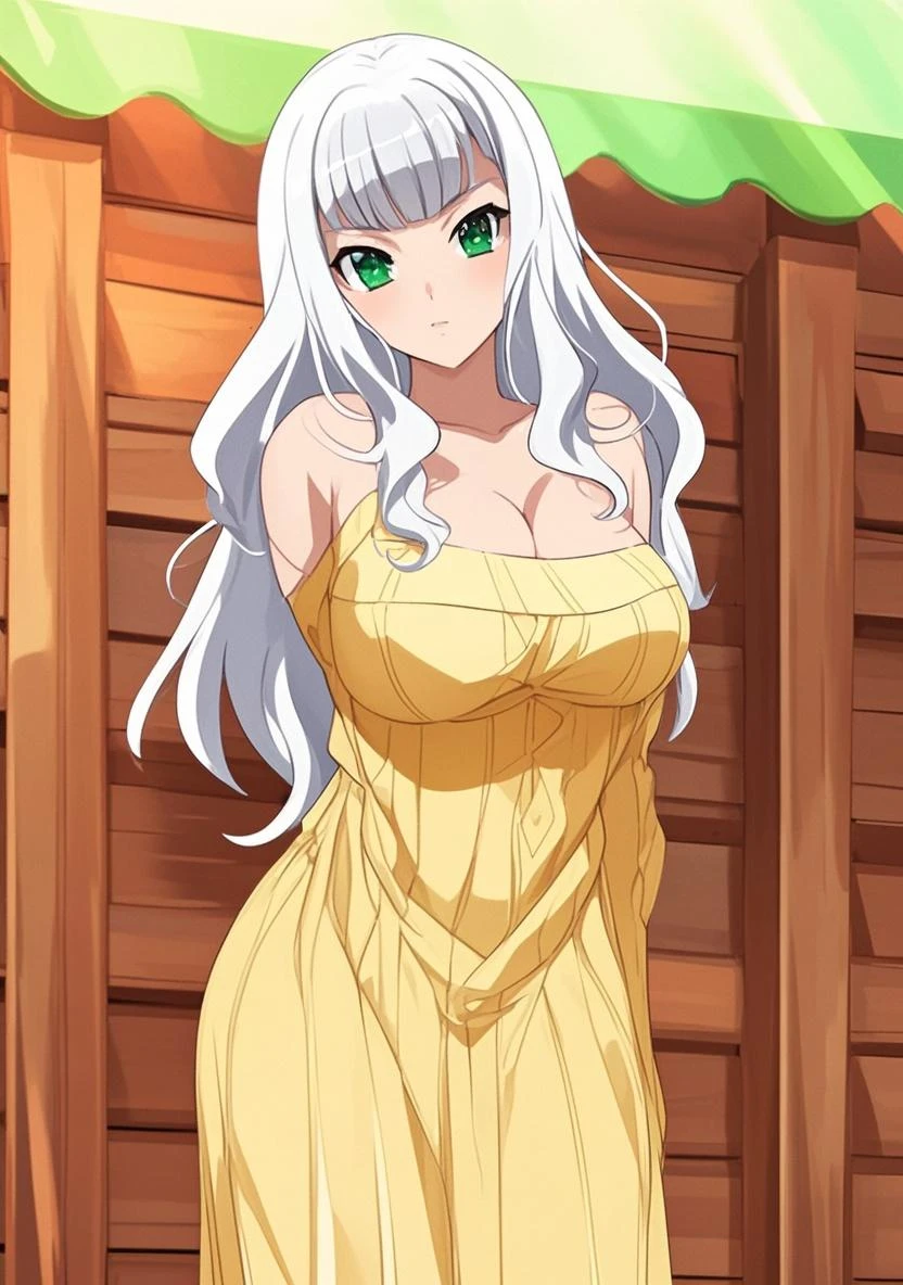 lugh_tuatha_de,, anime art style, 1girl, solo, long_hair, breasts, looking_at_viewer, smile, white hair,(long hair:1.3), large breasts, (grey eyes), dress, cleavage, jewelry, medium_breasts, closed_mouth, collarbone, earrings, frills, choker, star_(symbol), black_choker, pink_dress
<lora:TheWorldsFinestAssassin_Girlpack_v1:0.3> <lora:lugh_tuatha_de:0.6>