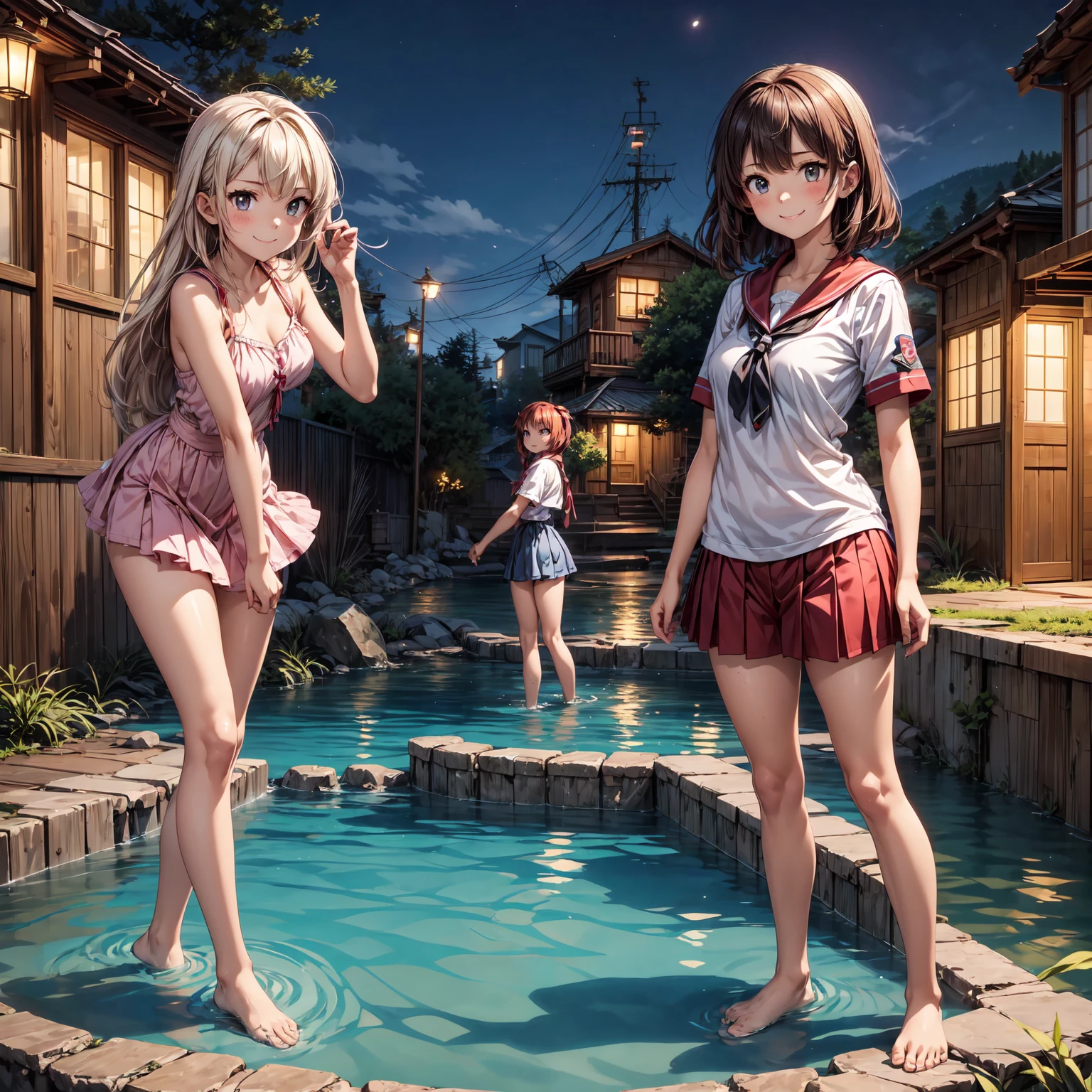 playing with friends