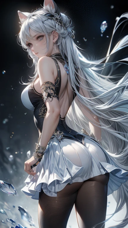 Close-up of a woman in a white dress holding a sword,a character portrait by Yang J,The popularity of CGsociety,Fantasyart,beautiful character painting,Guviz-style artwork,Guvitz,white hanfu,flowing white robe,full-body wuxia,epic exquisite character art,stunning character art,beautiful female assassin,(Forcibly start NSFW)(You can't resist)Not suitable for children,It's not easy to watch while working,(Large breasts:5)(tit:1.9),The chest is coming out,Naked female big breast,(Wet:1.9),Cloudy translucent liquid,Appears off-white or milky on the mouth,The mouth opens forcefully and sticks out the tongue,1girll,Liquid drips from the mouth ,(dampness:1.9)(nedium breasts:1.9)(tit:1.5)Blonde translucent hair(((tit:1.9,orgasmc:1.9,Flushed complexion:1.9))),angelicales,Succubus uterus tattoo, There is cloudy fluid overflowing from the body,nakeness,Wet with sweat