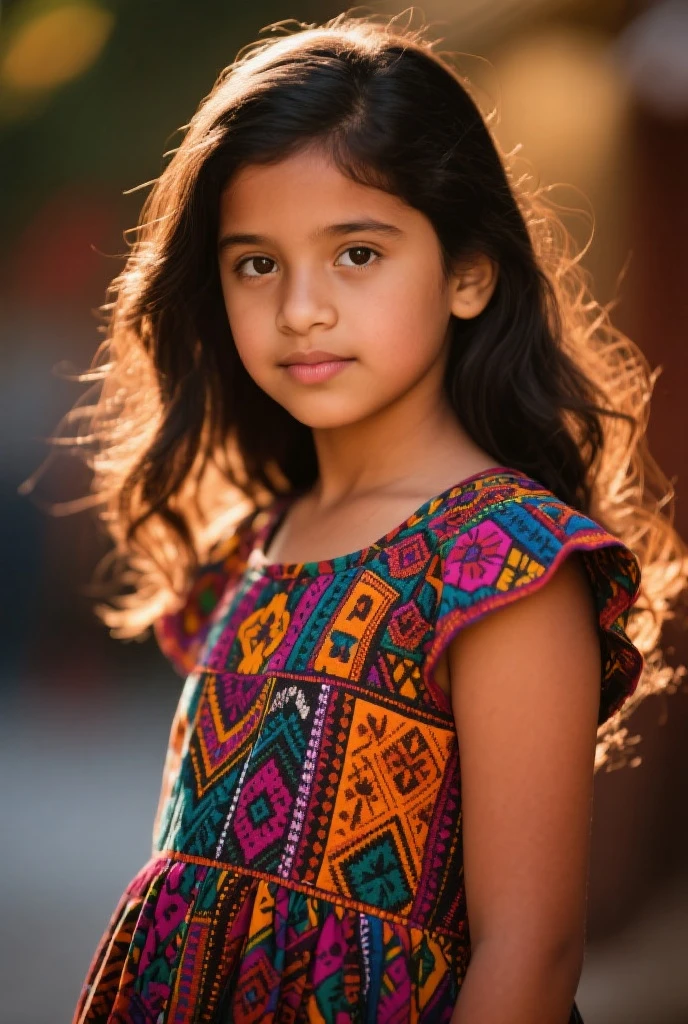 Cute indian preteen in casual dress