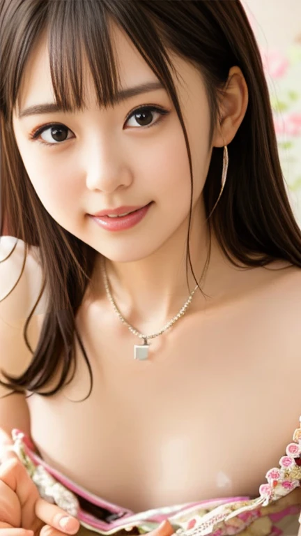 ((highest quality)), ((masterpiece)), (detailed), perfect face、R18,naked woman、put the key around your neck。