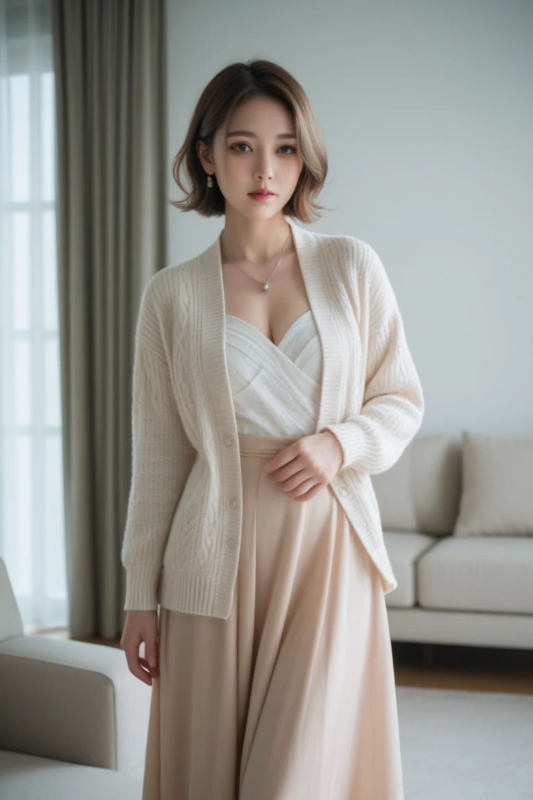 ((Highest quality)), ((masterpiece)), (detailed), Japanese,Mature Woman