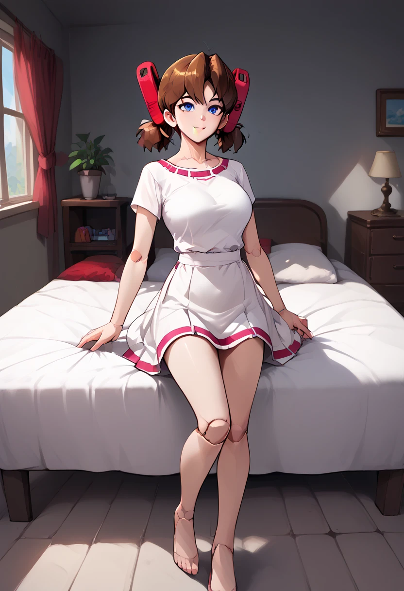 anime artwork score_9, score_8_up, score_7_up, score_6_up, score_5_up, score_4_up, source_anime, BREAK, thick outline, fat outline,
Asuka_XL, brown eyes, brown hair, ponytail, white ribbon, red scarf, large breasts, BREAK, party dress, high heels
<lora:Asuka_XL:0.7>
<lora:PersonalAmi_PonyXL:1.0>