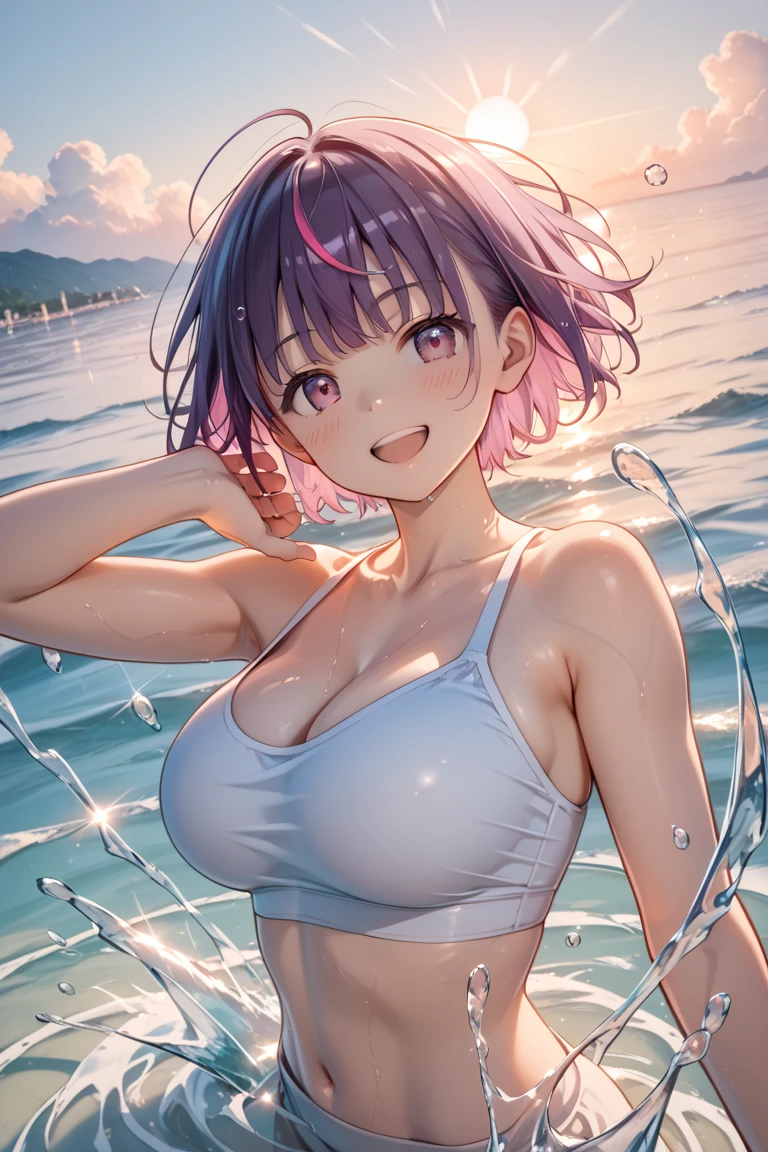 (((pov,1 boy, penis, breasts blowjob, paizuri, penis is between breasts, )))penis in breasts, breast squeeze, (((fellatio)))、(highest quality)), ((masterpiece)), (Familiar), Perfect Face,Shiny skin,Beautiful breasts,red eyes,Shiny skin、Sunburned skin、Sweat、(((Off the shoulder)))、Double teeth、Hotel 、(((short Bob hair))) 、silver Hair Color、Young、Big Breasts,(((Milking)))、(((2girls,Breast Matching)))、Breastfeeding、1boy,penis,paizuri、bitch、Blowjob、Handjob、blowjob、(((Breast milk,cum)))、Subjective、projectile cum、cum on body , (((cum on breast)))、On all fours.Penis between breasts 、(((Prone、{school uniform,Short sleeve shirt,break,(Checked skirt:1.2)))、(((透ける)))、(((sweat)))、(((wet)))、(((perfect penis)))