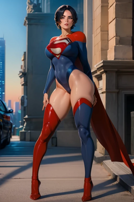(masterpiece), (precise details), (High resolution),(Super high quality),8k,(NSFW), (1girl), (bitch girl), (Character - American Hero girl),{perfect facial expression}, {long_twin tails hair}, ((Sexy bimbo body)),{bimbo:1.8}, (huge breasts:1.5), (realistic skin texture),Narrow waist,(huge ass), {Dark Skin:1.9}, Costume:{{captain america suit}}, (perfect full body), {naughty smile,:1.4}.