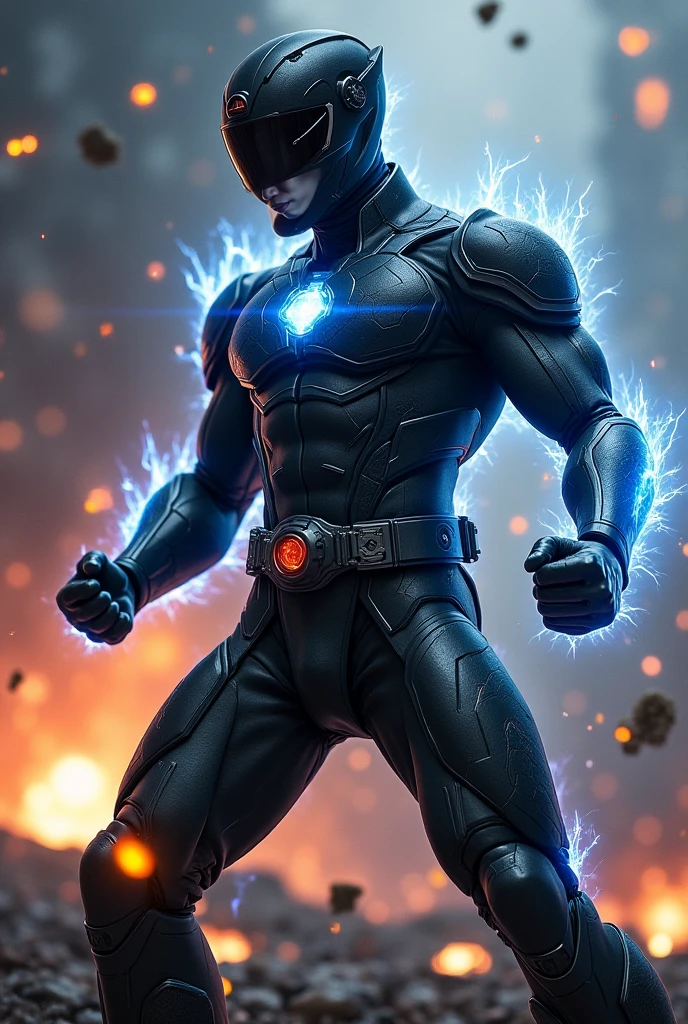 gloomy portrait of Wolverine from Marvel, extremely detailed, futuristic cityscape, nighttime, glowing neon lights, smoke, sparks, metal shavings, flying debris, blue energy effects, volumetric light