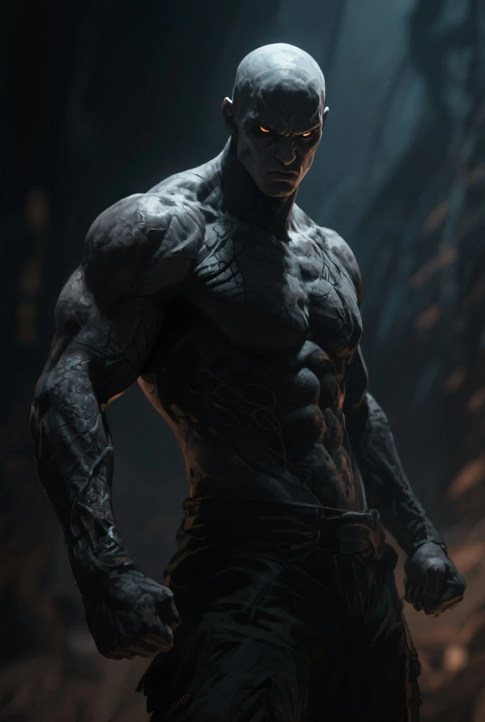 hammh2023, alien , standing on mars, tall, 8k, uhd, science fiction, best quality, masterpiece, trending on artstation, photorealistic, blue skin, armored,