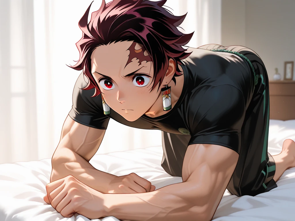 face,1boy,yoichi,animal ears,boy soldier,peep eyes,fire,ruins,explosion, battlefield, blood,scar,masterpiece, best quality,  <lora:yoichi-3:1>