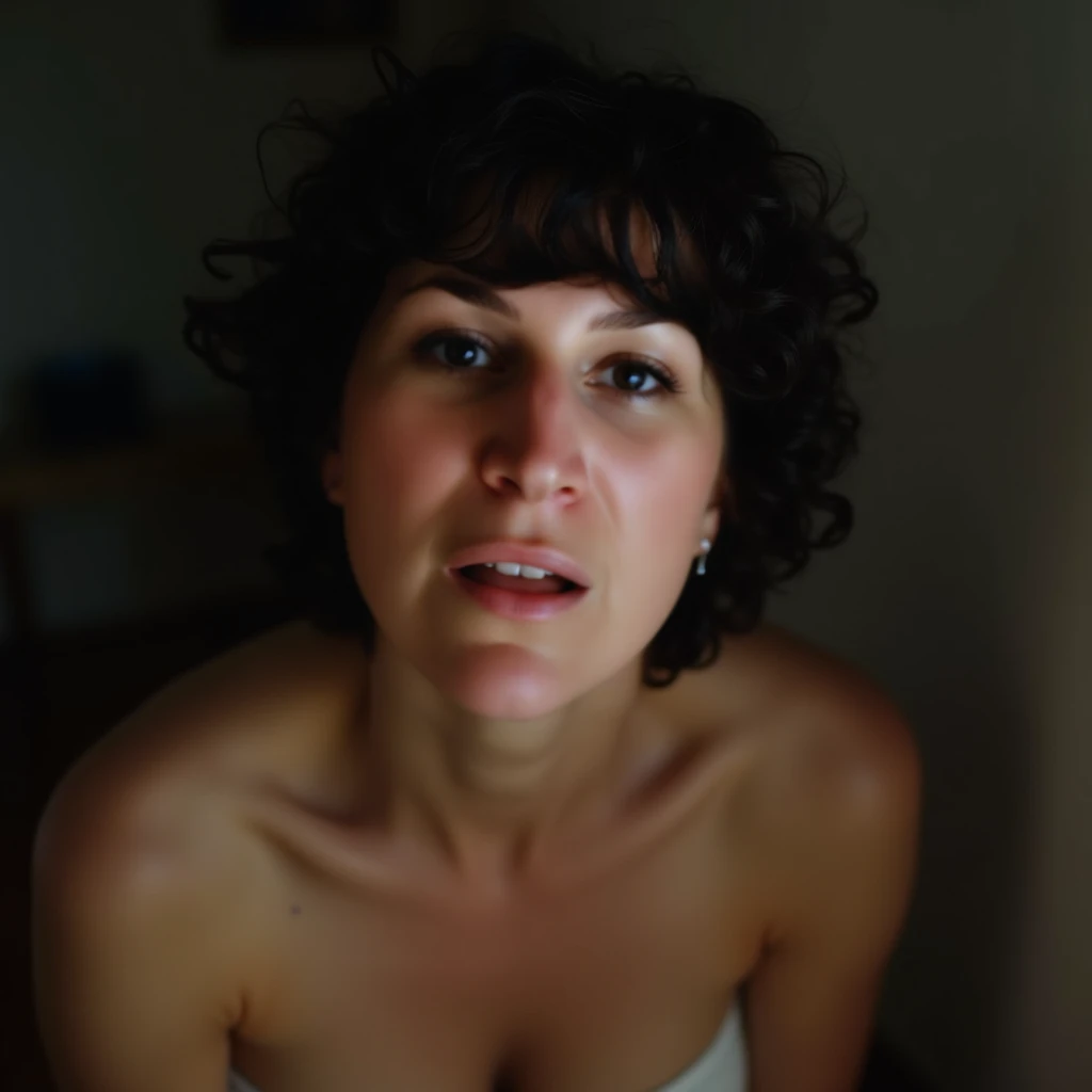 A naked woman, showing her buttocks, sensual pose, smooth skin, detailed anatomy, natural lighting, photorealistic, 8k, highly detailed, chiaroscuro, dramatic lighting, elegant composition, cinematic, moody atmosphere, warm color tones