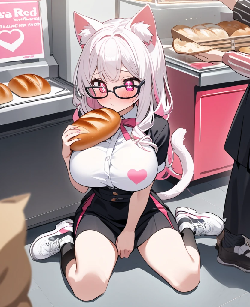 medium breasts,rabbit girl,naked,pubic fur,neck fur,glasses,star collar,missionary position,penis inside pussy,fiercely sex,exhibitionism,close eye,droll,open mouth,pussy steam,face steam,very hot,look hot,sweat,soak body,soak armpits,shiny skin,armpits steam,face steam,looking at viewer,full face blush,plenty pussy juice,restaurant,on table,in the middle of the naked crowd,high angle