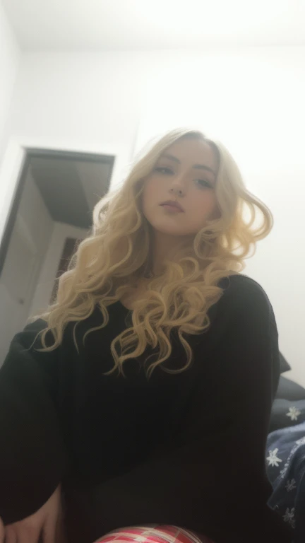Mujer rubia con el pelo largo posando con un vestido negro transparente, angelablanca, rubio goddess, a gorgeous rubio, ava max, 18 years, rubio, rubio girl, chica perfecta de pelo blanco, long rubio hair and large eyes, encaje, 22 years, chica sexy with long rubio hair, 21 years, chica sexy, beautiful rubio girl