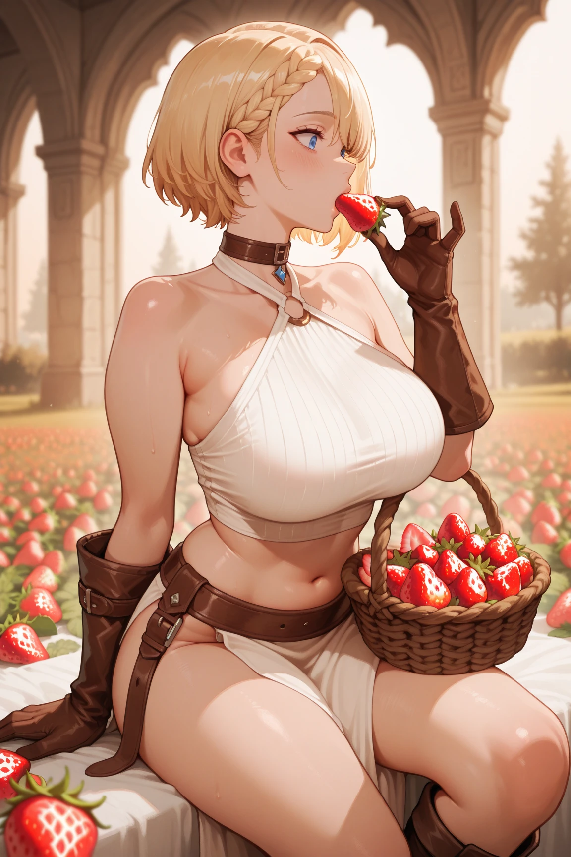 (hetero),(1girl and 1boy:1.4),(best quality, masterpiece),(porno magazine cover),(a 40yo milf red riding hood is get fuck from behind by a old hunter:1.4),(muscle,abs),(oily white skin:1.3),earring,(milf is (naked,hairlessness),(showing off naked huge sagging breasts:1.5),(holding brown basket:1.2),(blonde hair),(frustrated:1.4),(embarrassed:1.3),(shed tears:1.2),(naked pussy:1.2),(cum pussy:1.3),(absurdres:1.4),(in picnic),photorealistic