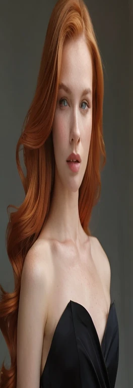 8K, Top Quality, Intricate Details, Ultra Detail, Ultra High Resolution, Masterpiece, close up shot, shot from behind, (Looking back), (full body: 1.1), Slender, Smile, (Makeup: 0.4), ,((red eyes, red hair, bangs, messy hair)), (Fluffy Eyes: 1.21), (()), 1girl, solo, 1 girl, (()), close up shot, , ((tall)), (((fit body))), (((slim face))), sharp face, ((spread leg , standing)) ,(detailed face), sharp face, small lips, , ,(( ass up, butt cheek,)) ,, ,
((,)), , ((naked, nude, )), detailed face, ((detailed breast, large breast, huge breast, detailed ass , detail nipples )),, Narrow Waist, Skinny, tall , 190 cm tall, Muscular, Navel, Exposed Abdomen, Pointed Chest,, Beautiful girl with accentuated slender abs: 1.4, Six Pack Abs: 1.4, , Perfect Body, detail legs, (( dark background)), black background,