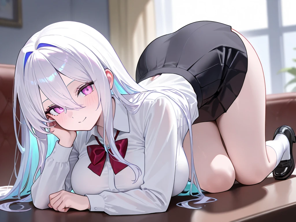 {{{masterpiece}}}, {{{best quality}}}, {{ultra-detailed}}, {illustration}, {{an extremely delicate and beautiful}}, 8k, nsfw, 1girl, elaina (majo no tabitabi), witch, cute face, long hair, white hair, ahoge, hair between eyes, sidelocks, pink hair bow, single braid, low tied sideburns, blue eyes, bare legs, medium breasts, BREAK, white shirt, witch hat, black headwear, black robe, black skirt, yellow ribbon tie, pleated skirt, open clothes, long sleeves, collared shirt, brooch, brown bag, wide sleeves, hooded robe, miniskirt, open robe, boots, black footwear, Witch Shoes, BREAK, NSFW, Cute girl having orgy with lots of guys, sex with multiple men,1 woman, 3 men,{{multiple boys}}, {{{sex, , group sex}}},{{gangbang}}, rape, orgy, gangbang, sex with men, {{ missionary position, lying in bed, bird’s eye view, spread legs, legs up, insert penis into vagina}}, vaginal penis, man on top, legs up, {{open vagina, spread pussy, pussy, clitoris, urethra, uterus, smooth pussy}}, taking off clothes, open clothes, Open shirt, open jacket, breasts, nipples, lift up skirt, blush, sitting on lap, on the bed,{{fellatio}}, swallow, open mouth, on bed, M-shaped spread legs, open the thighs, uncensored, hetero, Handsome young man, muscular man,{multiple boys}, big penis,{{{double penetration}}}, testicles, multiple penises, double penetration, spitroast, male body, man's lower body