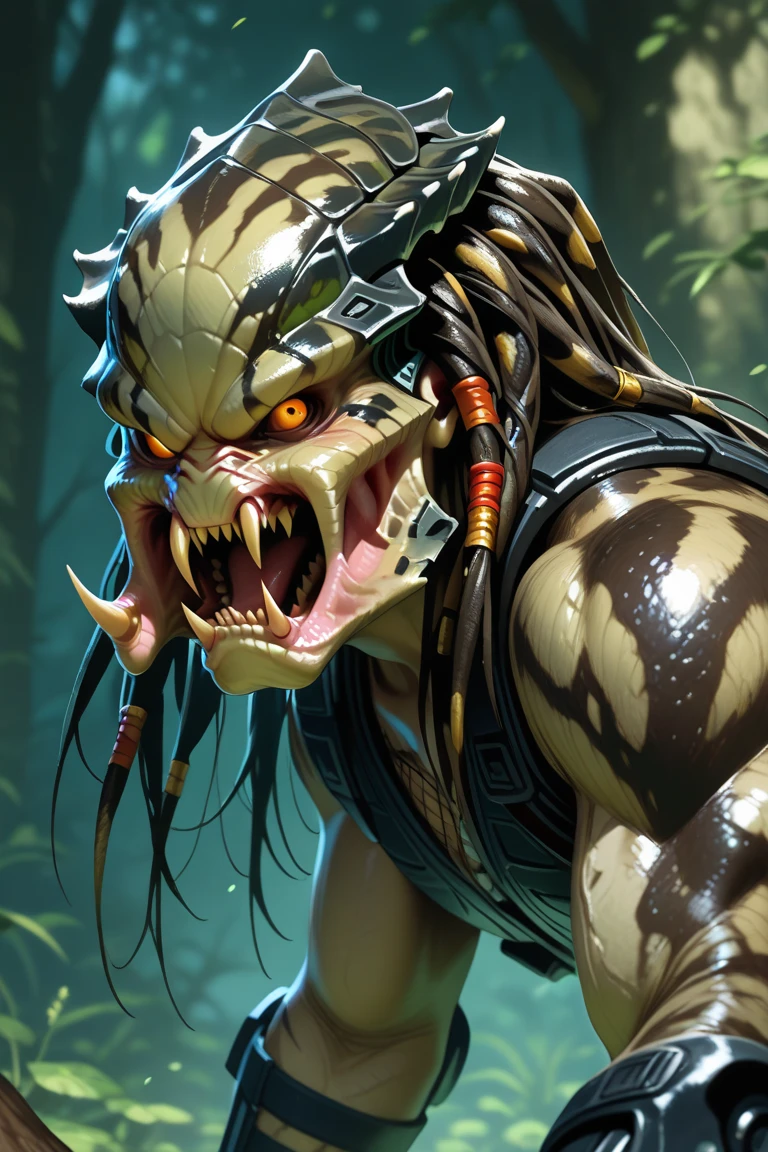 quality(8k wallpaper of extremely detailed CG unit, masterpiece, hight resolution, top-quality, top-quality real texture skin,hyper realisitic, digitial painting,increase the resolution,RAW photos,best qualtiy,highly detailed,the wallpaper),BREAK,8K, ancient monster, toxic mask, young girl, zombie