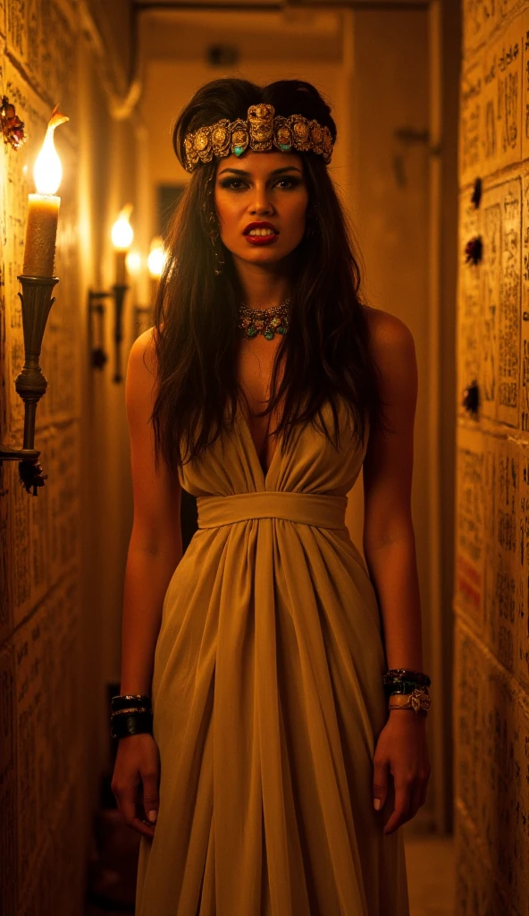Marcelle delicious in dungeon seductive cleavage