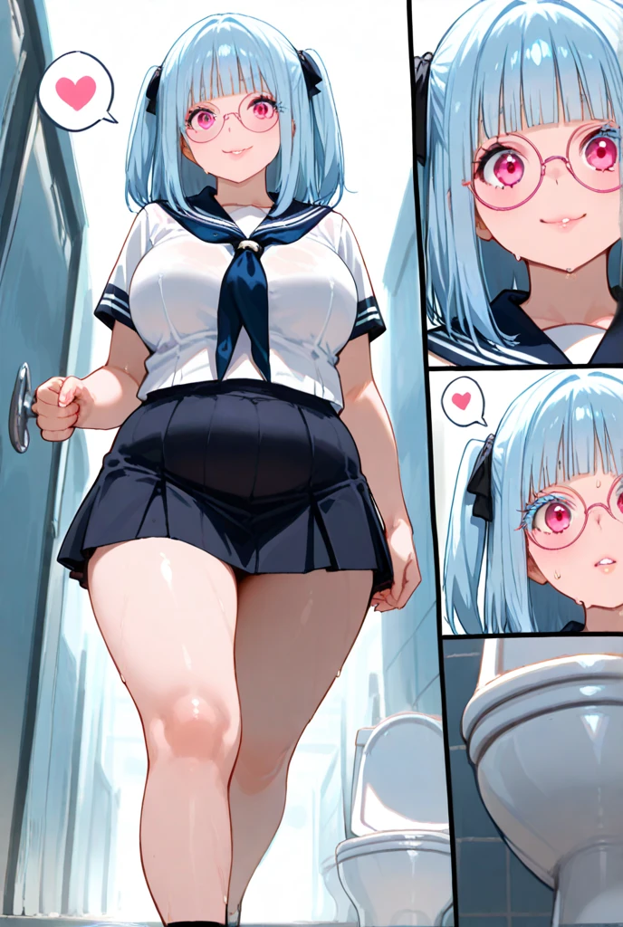 Super big 、NSFW、School Swimsuit、A large amount of semen dripping from a female vagina、Cunnilingus、