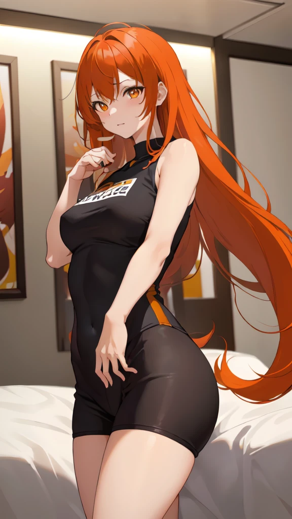 ((8K resolution))、((highest quality))、((masterpiece))、((Super detailed))((((dramatic))), (anatomically correct)、Depth of object being written、look at the camera、one person、one personの女性、front、warrior、sunburned skin,eight-headed body, amount,long hair、black and orange hair、stuck out tongue、lure、earrings、舌earrings、ギザギザのteeth、(八重teeth)、teeth、brown eyes、half closed eyes / Bad mood 、long nails、tattoo、(theme、whole body:1.1), long cardigan、panties、tiger ears、tiger pattern、tiger tail、white background