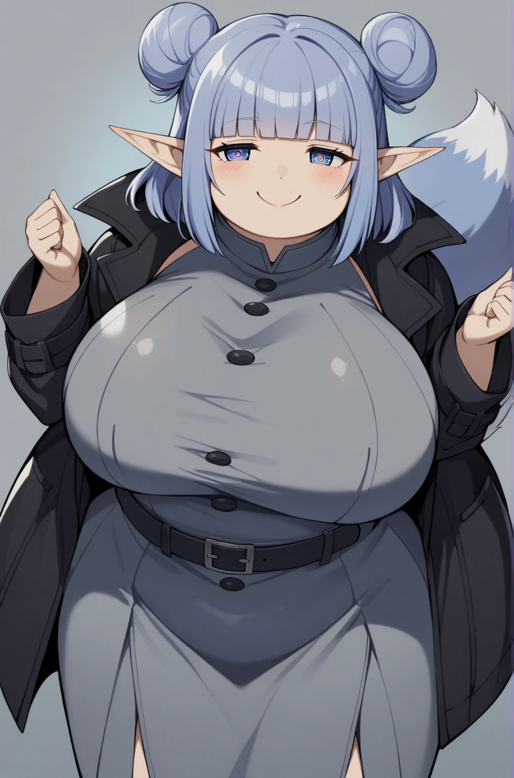 huge ，Showing cleavage，pregnant，Fat Ass，demon，Fat legs，Fat waist