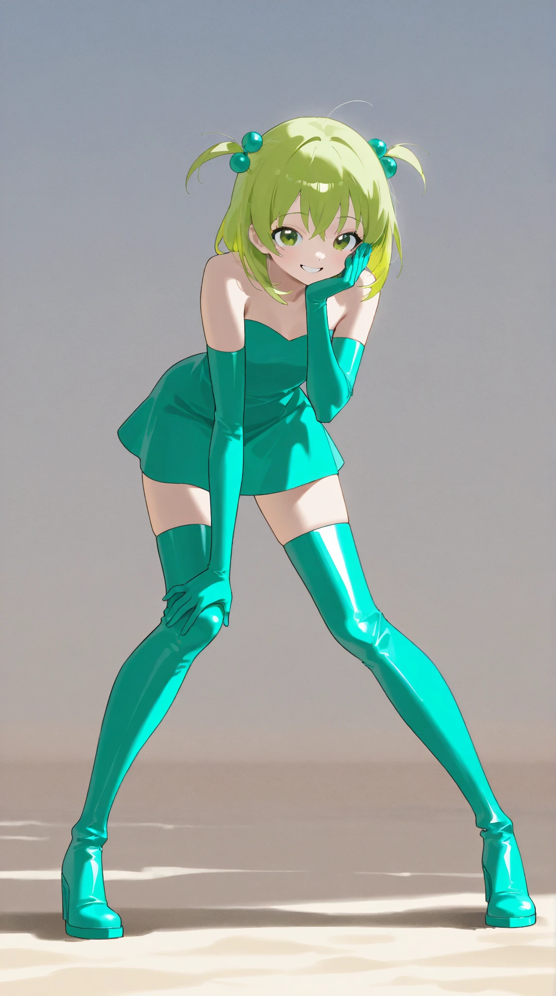 Elf in tight combat uniform
