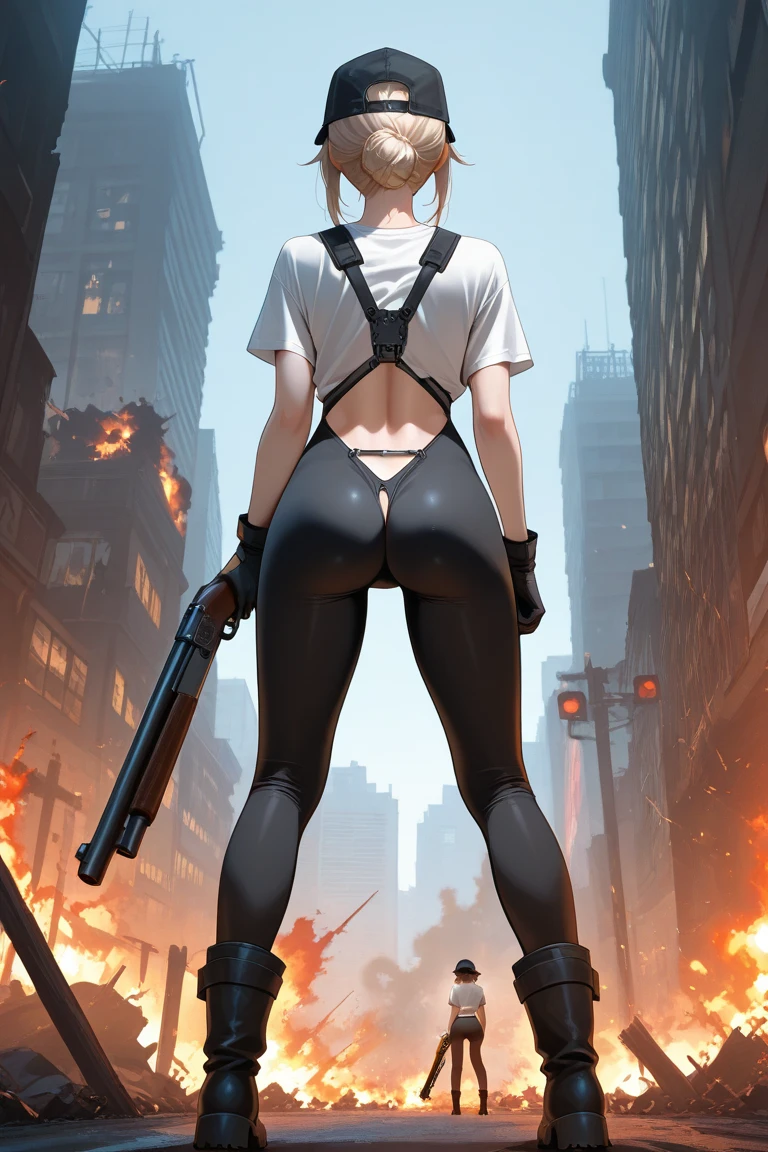 Hyper realistic super detailed sexy Tifa Lockhart, NSFW, Very detailed, expressions faciales sexy, seductive facial expressions, [:(Face detail: 1.4): 0.4], 16K resolution, 4k resolution, dinamic lighting, High definition resolution, (hyper realistic: 1.4), (back light: 1.2), (sun light: 1),(contrasting background: 1.5), (Anatomy of the hyperrealistic arm), (Hyperrealistic anatomy of the legs), (peau propre), (lighting cinematic: 1.7), (intime), (Technologie NVIDIA RTX Ray Tracing), (Anatomy of the hyperrealistic arm: 2), (Ventre plat parfait), (image couleur), Create a masterpiece in 4K resolution, ultra-realistic, and extremely detailed, featuring an attractive woman surviving in the post-apocalyptic world. Tifa Lockhart is the central character in the artwork, exuding a mix of resilience, strength, and allure as she navigates the dangers of this zombie-infested world.

Despite the harsh environment, the woman maintains an attractive and stylish appearance. Tifa Lockhart, red eyes, beautiful face, perfect body, midriff, narrow waist, wide hips, shiny skin, underboob, white thong, white crop top, elbow pad, fingerless gloves, cotton pencil skirt, black socks, red boots, upskirt,

The post-apocalyptic setting is a desolate and gritty landscape. Abandoned buildings, overgrown vegetation, and lurking zombies may be part of the scene. The lighting is moody and atmospheric, emphasizing the challenges of survival.