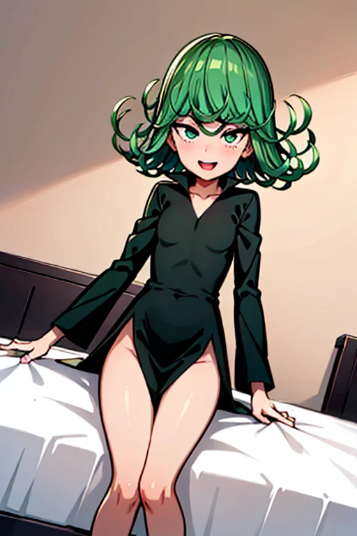 ((Highest quality)), ((masterpiece)), (be familiar with), Perfect Face, indoor, Bedroom, Watching the audience,
One woman, Tatsumaki,
Open Mouth, Ecstatic expression, blush, smile,
Small breasts, Flat Chest, Young Girl, , , Girl,
Short Hair, short hair,
Fully nude, Nipples exposed, Sex with a man with a big dick, 膣内ejaculation, Semen is taken, Insert a into your, Sex in missionary position, , Leg spread,