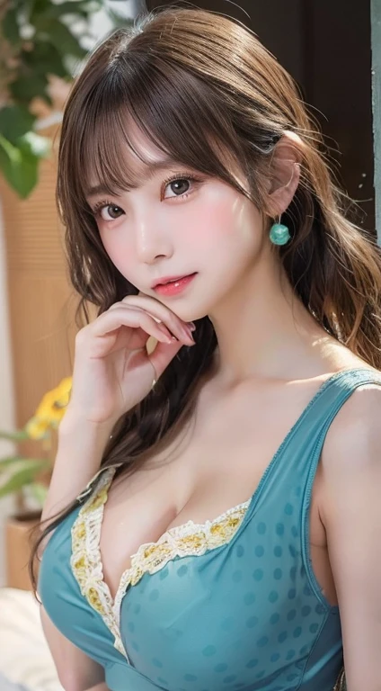 masutepiece, Best Quality, Illustration, Ultra-detailed, finely detail, hight resolution, 8K Wallpaper, Perfect dynamic composition, Beautiful detailed eyes, kimono, Off-shoulder, cleavage,Height 165cm,spiritual girl,Blonde, Food,
