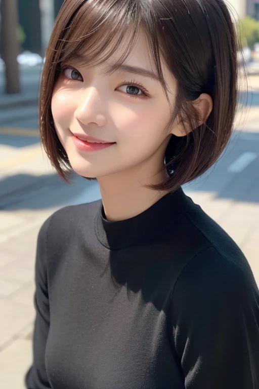 ((highest quality, 8K, masterpiece: 1.3)), 1 girl, The beauty of slim abs: 1.3, (hairstyle casual, big: 1.2), knit、sweater: 1.1, super slender face, delicate eyes, double eyelid, smile, Home,selfie