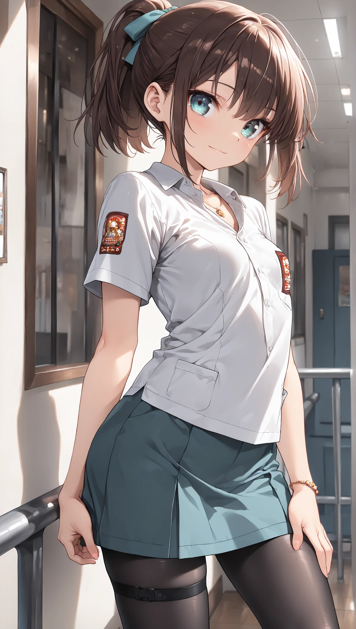(highest quality:1.2, Very detailed, Latest, Vibrant, Ultra-high resolution, High Contrast, masterpiece:1.2, highest quality, Best aesthetics), Beautiful female mechanic, sexy, Work clothes, Overalls, Best Body Line, Beautiful detailed eyes, A professional and confident smile, Detailed facial features, Elegant hairstyle, Power tools, detailed machine, The work contents written on the wall, A neat and tidy desk, Precision work, Adorable,