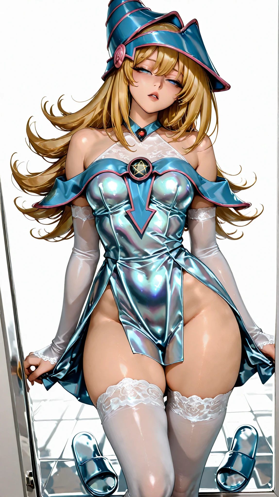 (full figure:1.1), moaning in pain, feeling pain, tearing, sore, crying, bust botox, sleeping beauty on back, wet skin and hair, hard breasts, blonde hair, (White shirt, naked lower body, torn, mid-chest torn shirt, no underwear, shirt covers Live ass), (make her priestess:1.5), perfect body, open (perfect body, small ke), fashion realistic, high-definition sysie details, photography , sharpness, unique 850 4, koda850 k portrait camera, f1.6 lens, rich colors, super realistic texture, spectacular light texture, surreal art, Cinestil 800 fashion mechanism, scared to tears, full of tears, obey the pain, moan in pain, grimace in pain, ahegao, head back, bodypaint