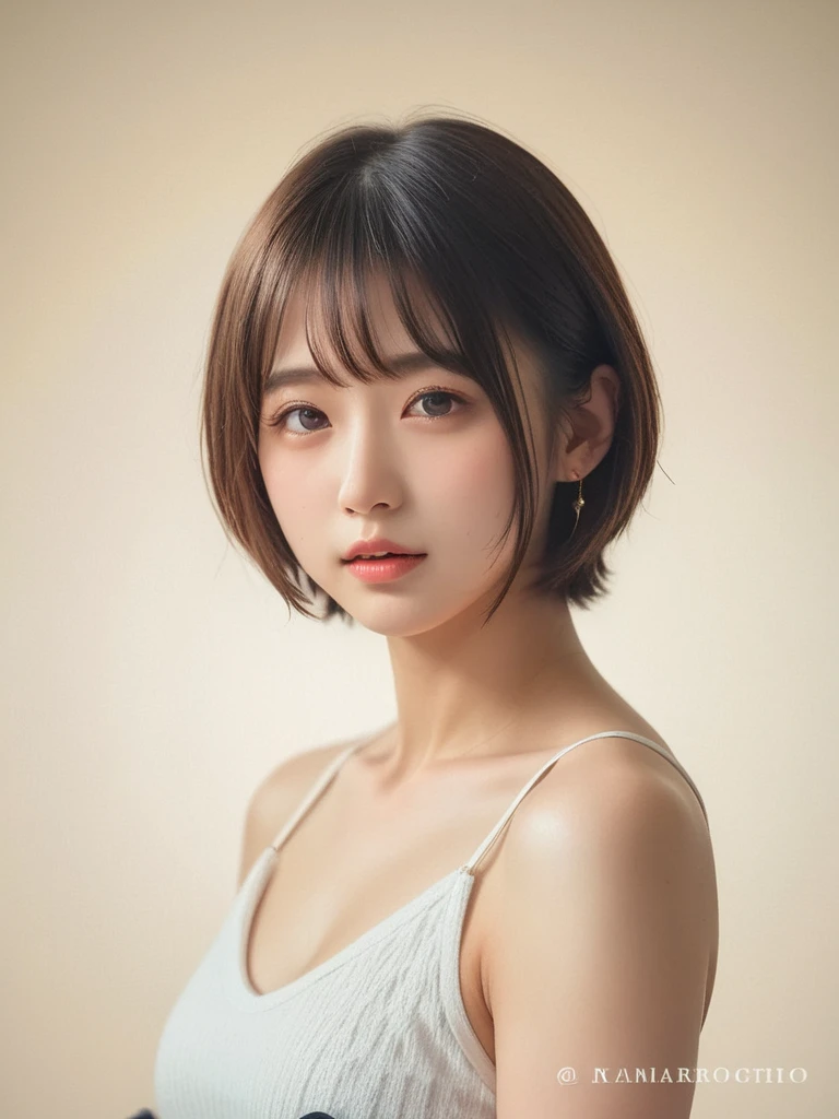 Realistic、Highest quality、1 girl、Chestnut Hair,short hair,saliva、,Professional Lighting、I&#39;At the gym、Power Rack、Color Yoga Wear、I can see the whole body、Cleavage、Full body image,Beautiful legs,Red sports bra