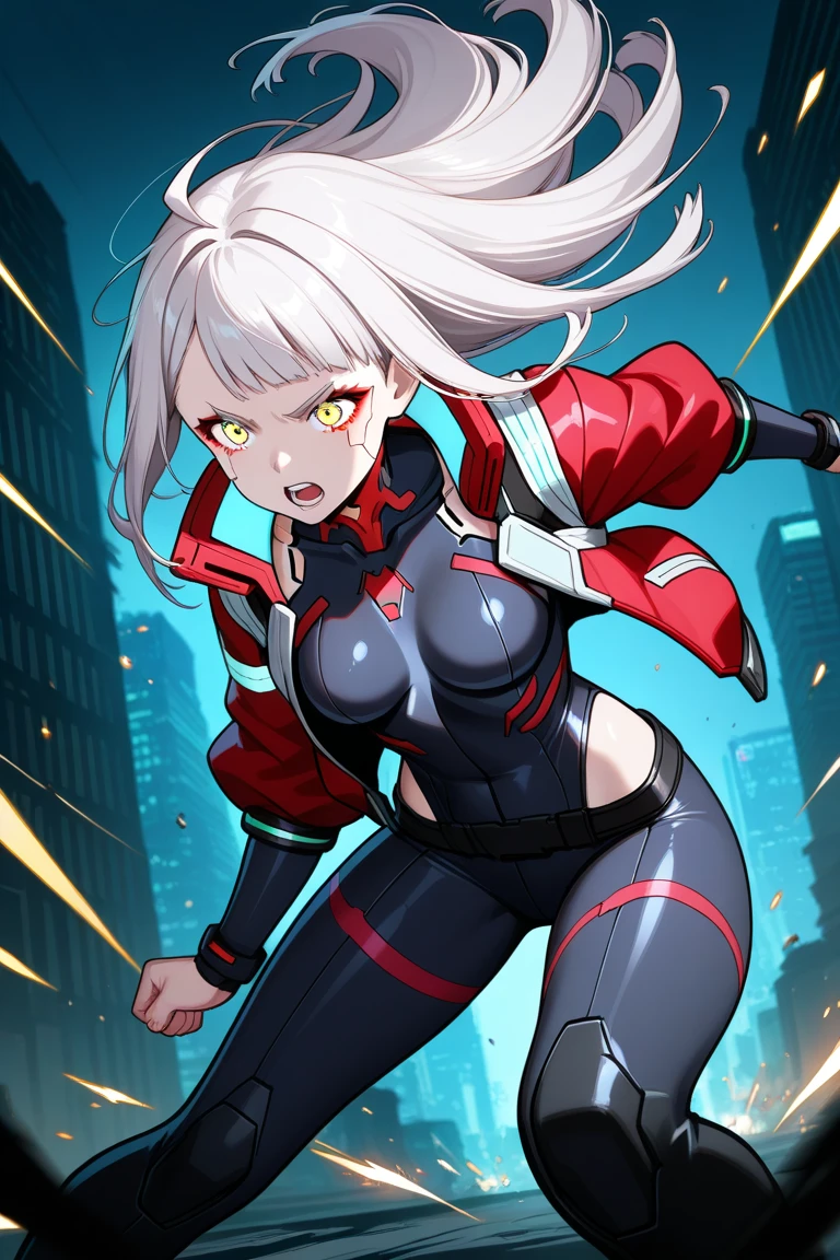 a gorgeous middle-aged busty woman, ponytail, leather jacket, lady bikers, motosport, beautiful smile showing teeth, pov, lover, cinematic lighting, (best quality,4k,8k,highres,masterpiece:1.2),ultra-detailed,(realistic,photorealistic,photo-realistic:1.37),HDR,UHD,studio lighting,ultra-fine painting,sharp focus,physically-based rendering,extreme detail description,professional,vivid colors,bokeh,portrait,photorealistic,cinematic,dramatic lighting