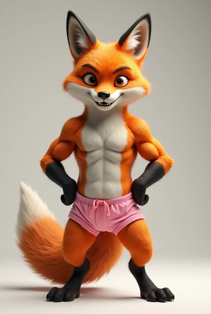account_9, account_8_ex, account_7_ex, account_6_ex, account_5_ex, account_4_ex, diana_foxington, fox, Ginger fur, Emerald eyes, black lipstick, sharp black eyebrows, silver eyebrow piercing, dusty pink nose, black eyelashes, 5 fingers, perfect tail arrangement,((naked, pussy))),(((Stockings))),piercing on the pussy,pumped up,abs cubes,big breasts, wide hips, Grinning,looking at the viewer,cumming through pussy
