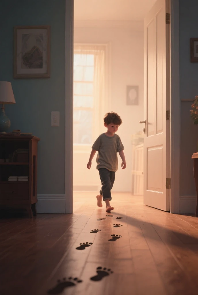 Wee Willie Winkie ran through the house, concept art, 4k