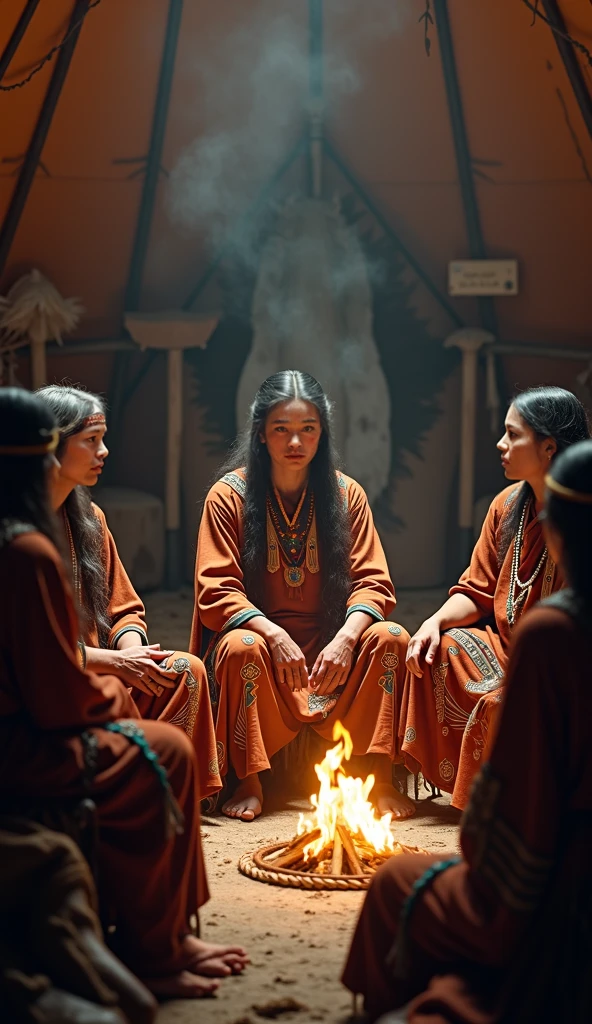 mictlatencutli and itpapalotl in a meeting in Aztlan