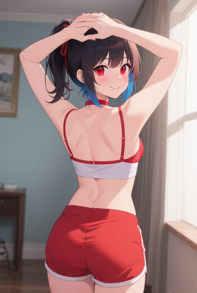 Undressing maid, Pokémon Trainer,((training)),Red and Blue