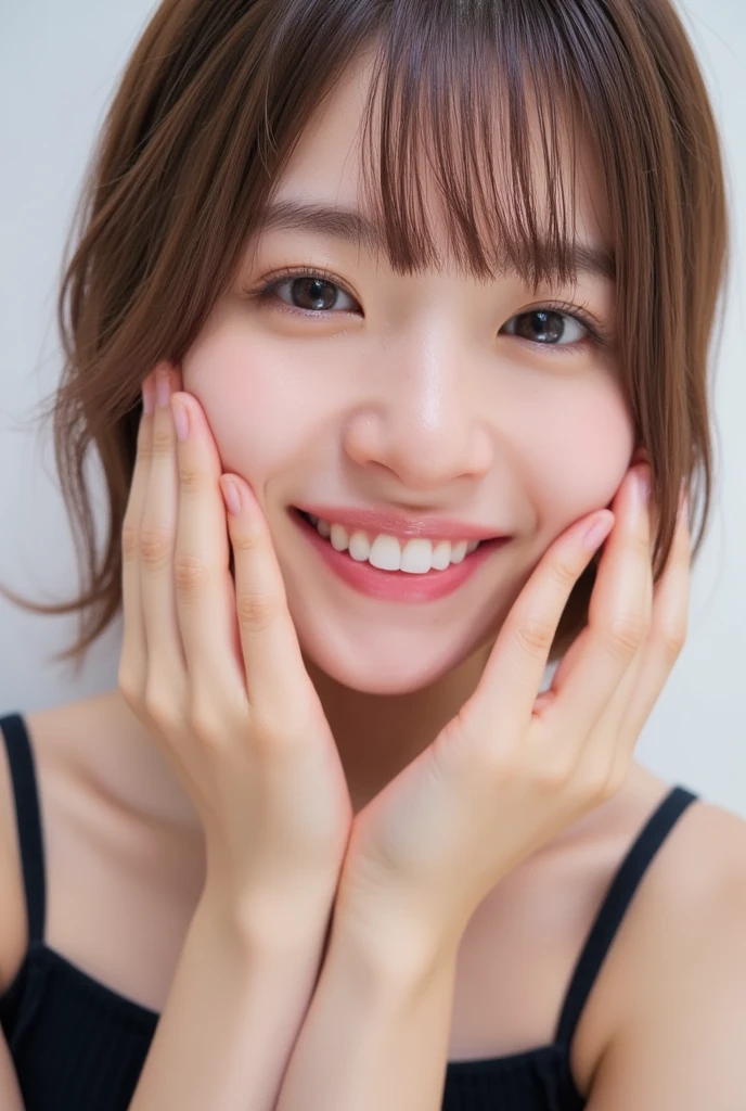 Extreme close-up portrait, beautiful girl with her love-struck - SeaArt AI