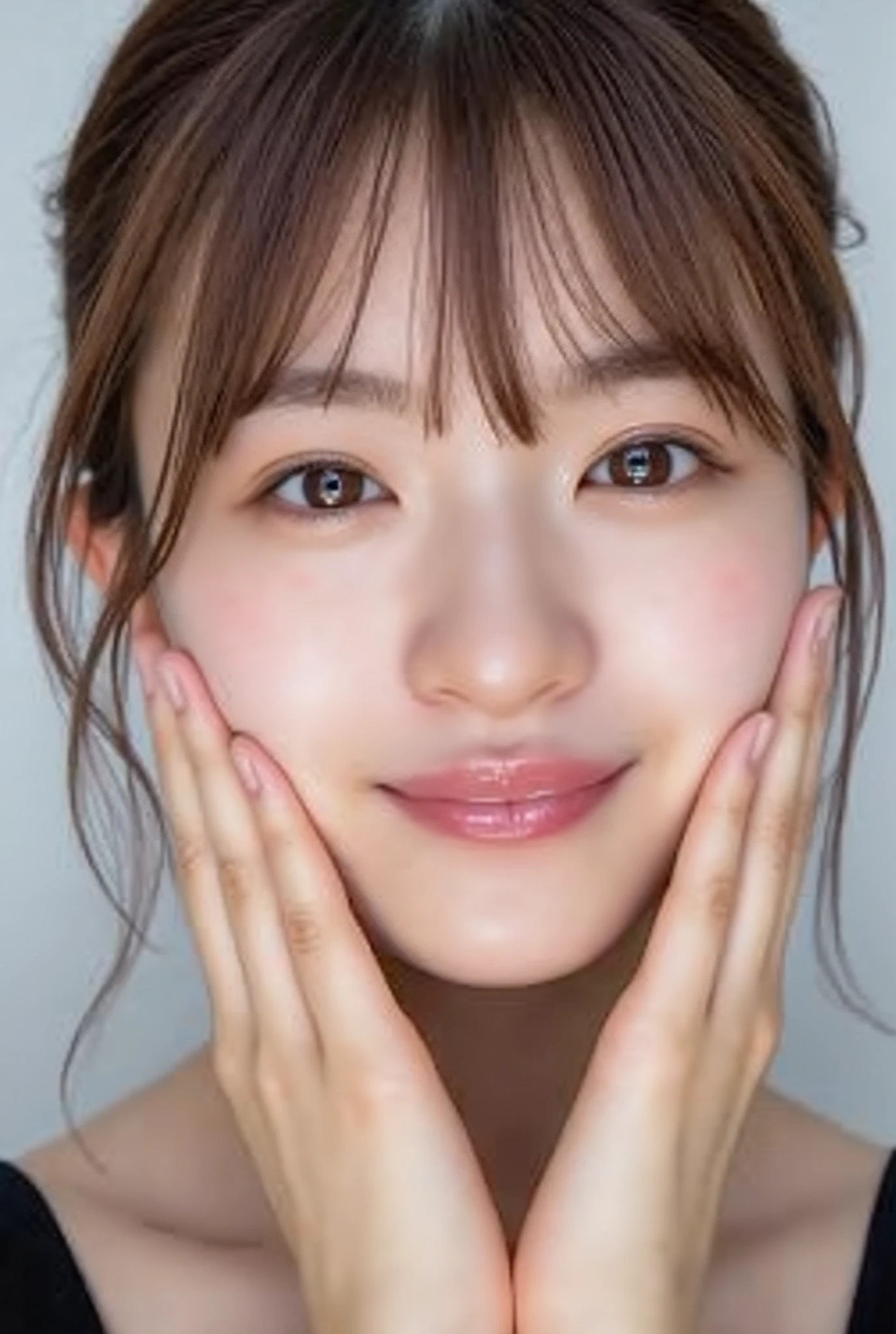 Extreme close-up portrait, beautiful girl with her love-struck - SeaArt AI