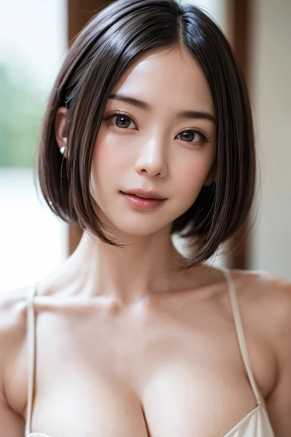 Realistic Young Gravure Idol、Young Sensual Gravure Idol、beautiful girls face、Young cute gravure idol、hposing Gravure Idol、Japan Woman、22year old、short-hair、,swim wears:1.3,(huge-breasted:1.5),((Top image quality、8K分辨率、masuter piece:1.3))、Super fine face、Ultra Fine Lips、Fine Eye、二重まぶた、(Hands raised)、(A sexy:1.2)、full body Esbian、Super fine face、Ultra-fine lips、Breakdown、二重まぶた:1.2、(Photorealsitic、Raw photography、top-quality:1.4)、realisitic、beautidful eyes、(real looking skin)、Beautiful skin、The ultra -The high-definition、the golden ratio、(1 girl in)、full body Esbian、